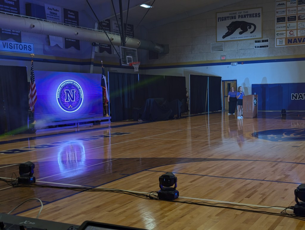 LED Wall display at Navarro ISD